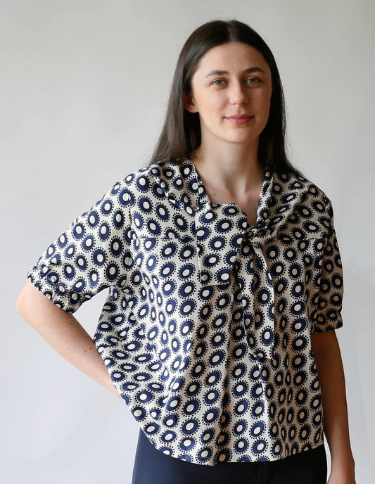The Maker's Atelier Tie Blouse and Dress - Printed copy shop (+£7.00)