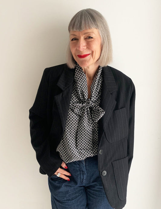 The Maker's Atelier Tie Front Blouse