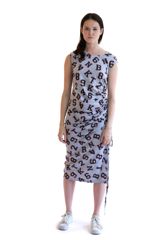 Trend Patterns TPC16 Side Drawstring Dress - Printed copy shop (+£7.00)