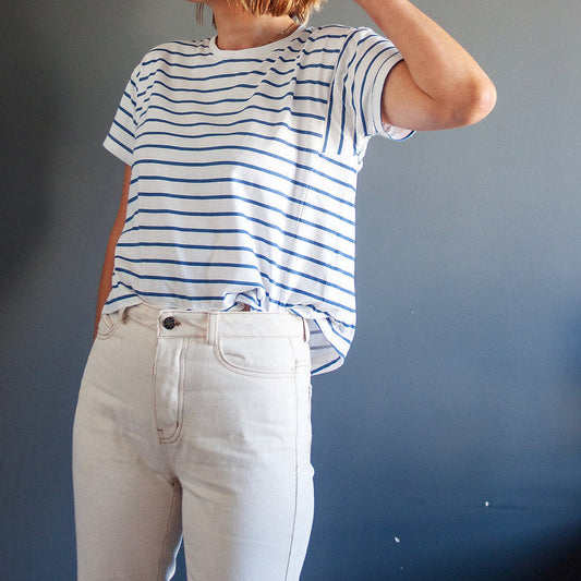 French Navy Tarifa Tee - Printed copy shop (+£7.00)