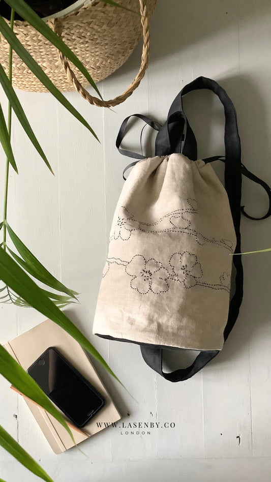 Lasenby Taru Sakura Crossbody Duffle Bag - Printed copy shop (+£5.00)