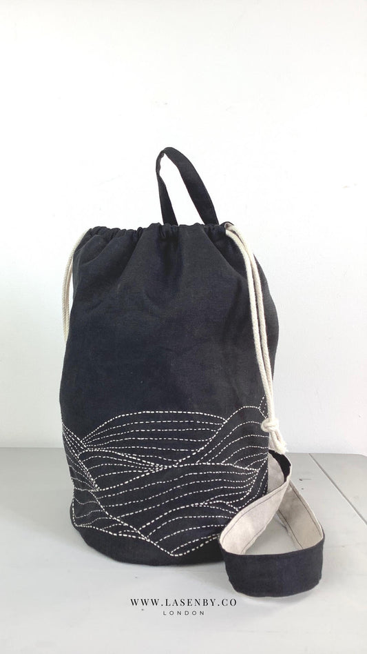 Lasenby Taru Tide Crossbody Duffle Bag - Printed copy shop (+£5.00)