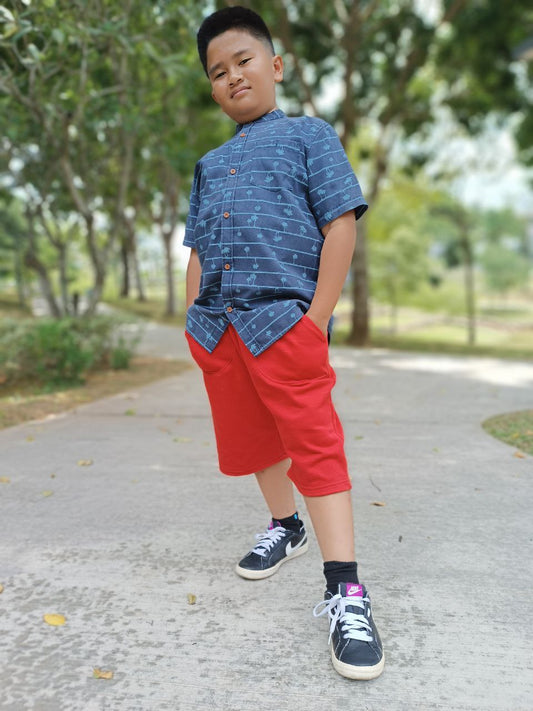 Waves & Wild Teen Boys' Shoreline Shorts - Printed copy shop (+£5.00)