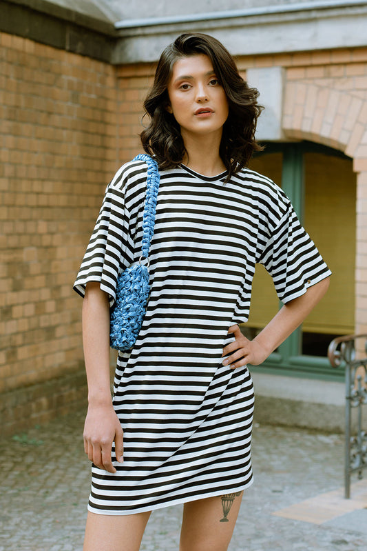 JULIANA MARTEJEVS T-shirt Dress - Printed copy shop (+£7.00)