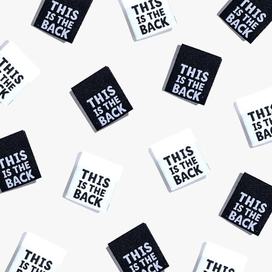 Kylie & The Machine 'This Is the Back' Woven Labels