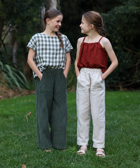 Below the K_whai Child/Teen Tio Trousers (TAPERED / SIZES 8-14) - Printed copy shop (+£5.00)