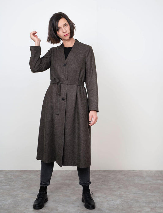 The Assembly Line V-neck Coat
