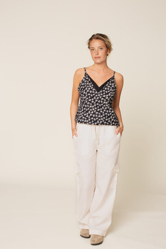 Wardrobe by Me V-neck Camisole - Printed copy shop (+£5.00)