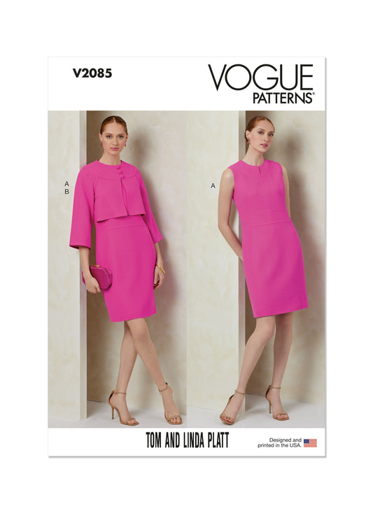 Vogue Dress and Jacket V2085