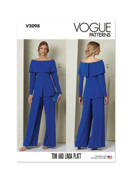 Vogue Top and Trousers V2098