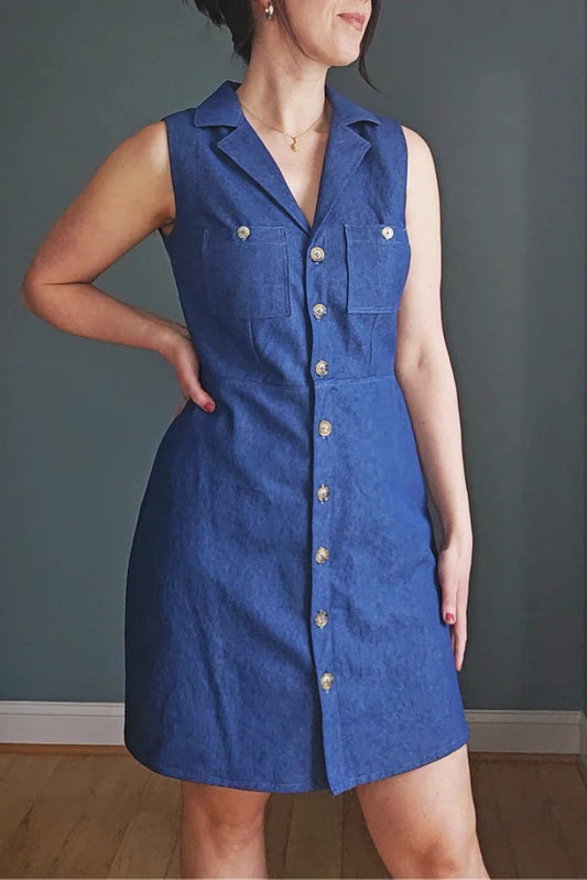 Pattern Scout Vivi Blouse and Dress - Printed copy shop C CUP (+£7.00)