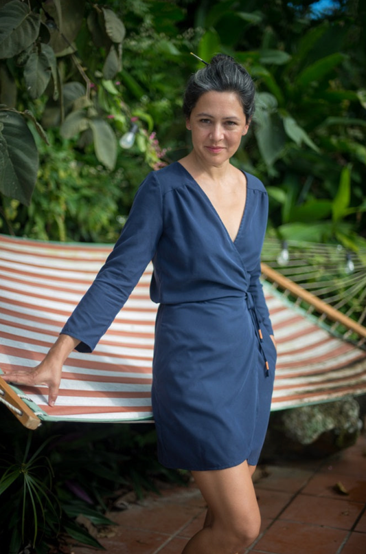 Halfmoon Atelier Vondel Wrap Top and Dress - Printed copy shop (+£7.00)