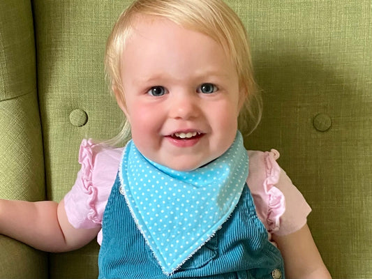 Waves & Wild Babies' Bandana Bib (free) - Printed copy shop (+£4.00)