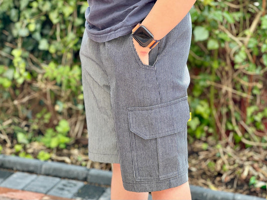 Waves & Wild Baby/Child Collector Cargo Pants/Shorts - Printed copy shop (+£5.00)