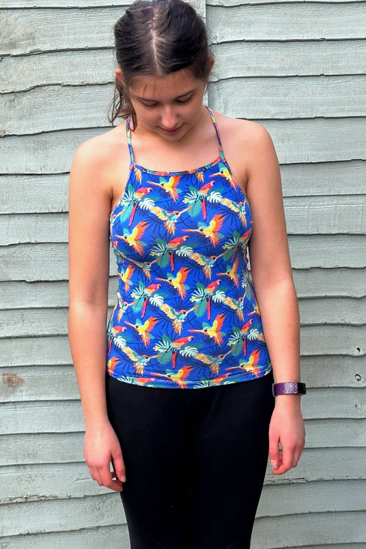 Waves & Wild Teen Girls' Olympia Sports Top - Printed copy shop (+£5.00)