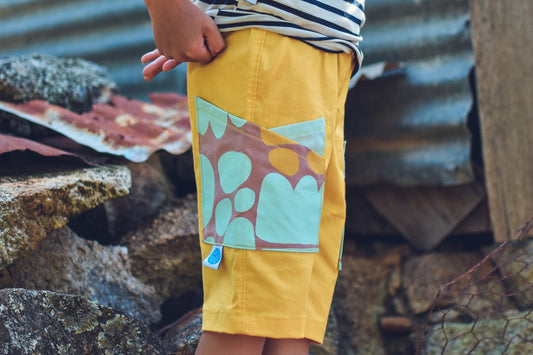 Waves & Wild Baby/Child Crosswalk Shorts - Printed copy shop (+£5.00)