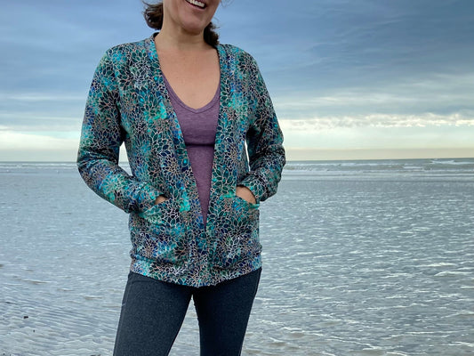Waves & Wild Women's Salt Air Cardigan - Printed copy shop (+£7.00)