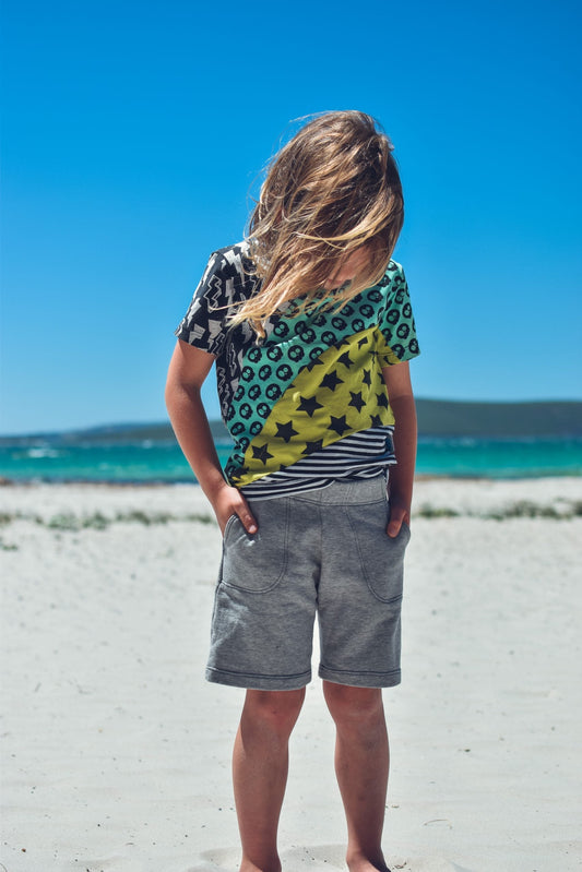 Waves & Wild Baby/Child Shoreline Shorts - Printed copy shop (+£5.00)