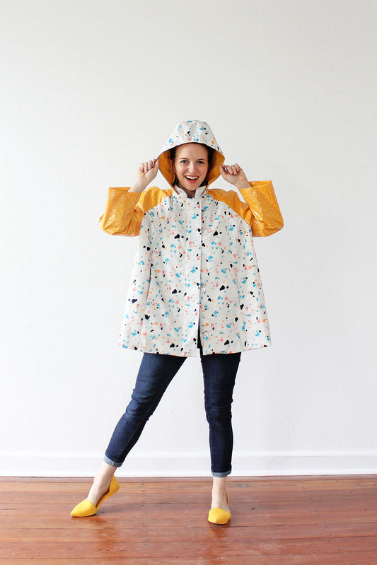 Amy Nicole Whitney Raincoat - Printed copy shop SIZES 0 - 14 (+£7.00)
