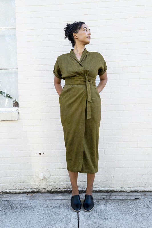 Sew House Seven Wildwood Wrap Dress - Printed copy shop SIZES 00 - 20 (+£7.00)