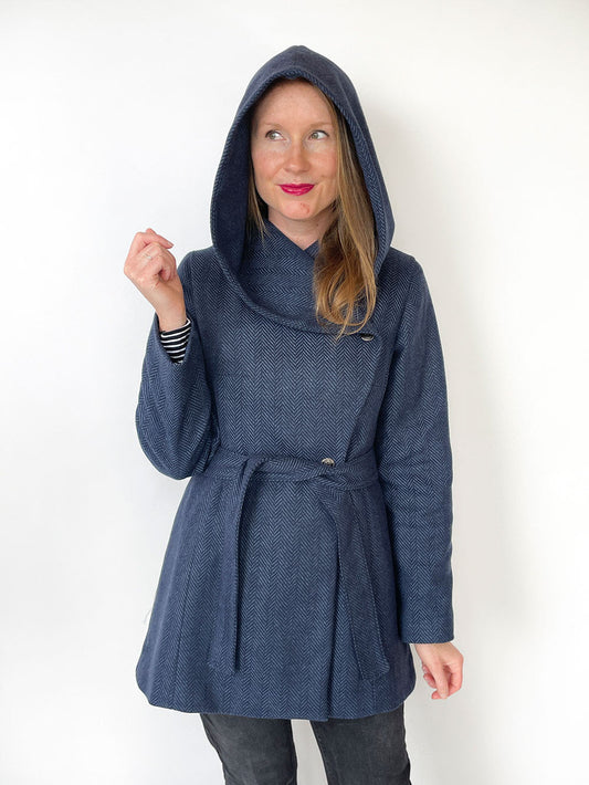 Jennifer Lauren Handmade Willa Wrap Coat Hood Expansion Pack (6 - 24) - Printed Copy Shop (+£7.00)