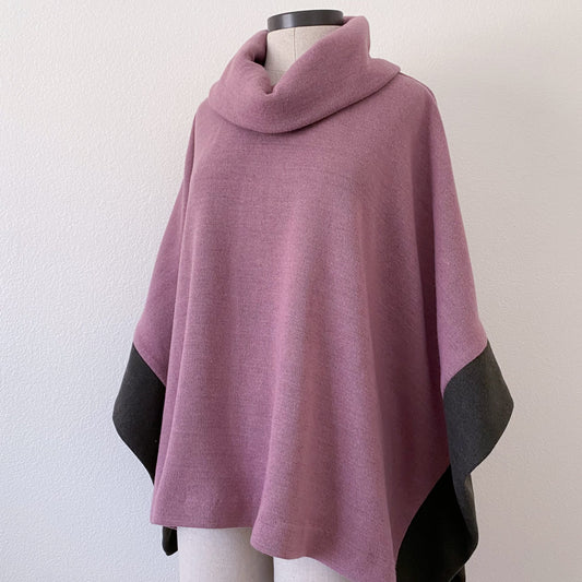 Blue Dot Patterns Wintertide Poncho - Printed copy shop (+£7.00)