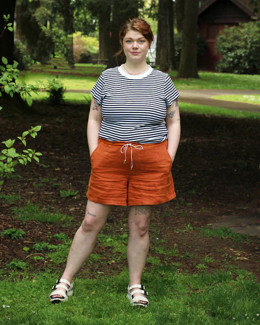 Thread Theory Women's Bamberton Shorts - Printed copy shop SIZES A - P (+£5.00)