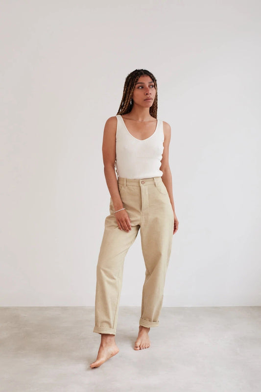 Modern Sewing Co. Worker Trousers - Printed copy shop (+£7.00)