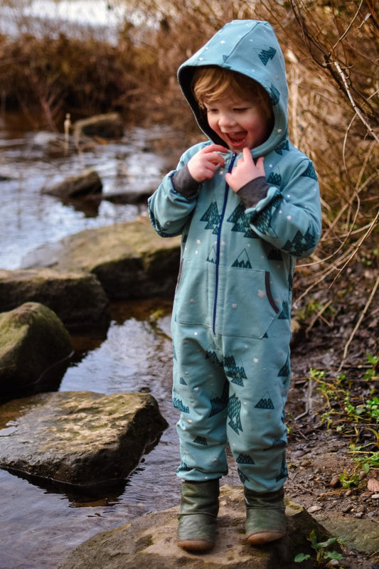 Waves & Wild Baby/Child Zip Zap Coverall - Printed copy shop (+£7.00)