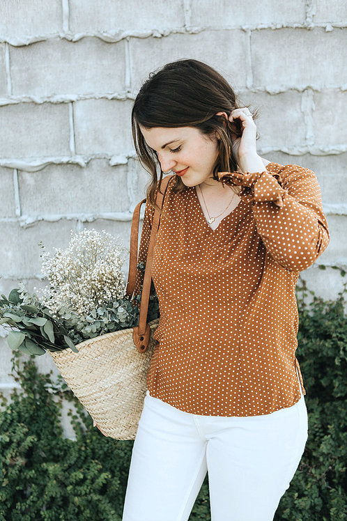 Sew To Grow Seoul Blossom Blouse - Printed copy shop (+£5.00)
