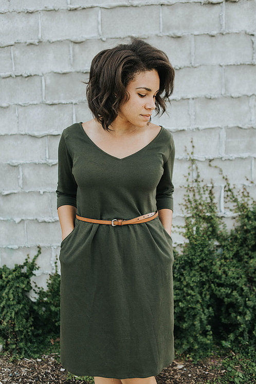 Sew To Grow Meridan Knit Dress - Printed copy shop (+£5.00)