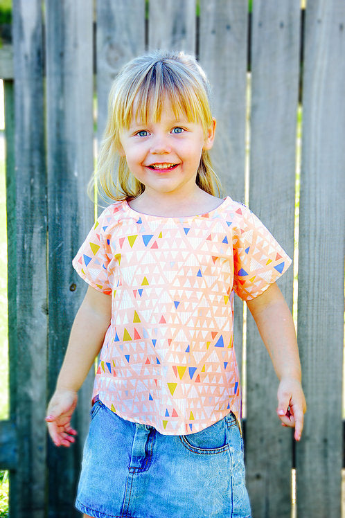 Sew To Grow Baby/Child Mini Bondi Top/Dress - Printed copy shop (+£5.00)