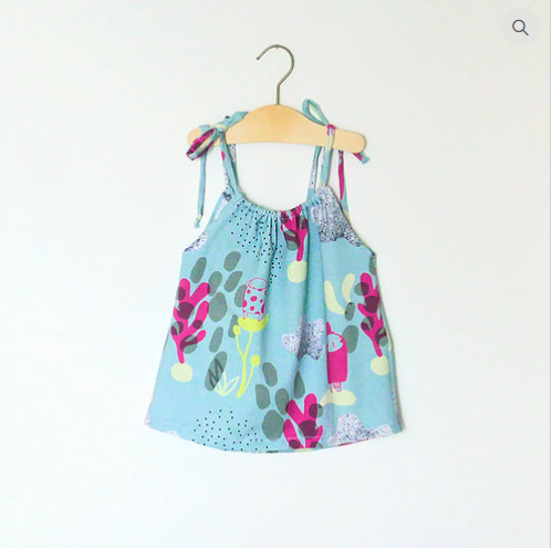 Elemeno Patterns Baby/Child Cami Dress - Printed copy shop (+£5.00)