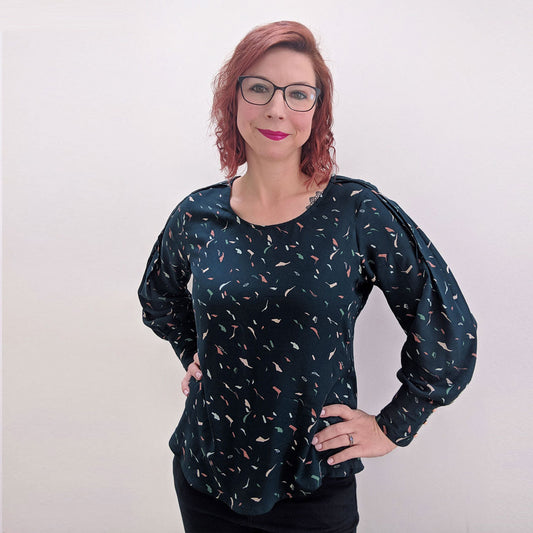 Experimental Space Josie Blouse - Printed copy shop (+£7.00)