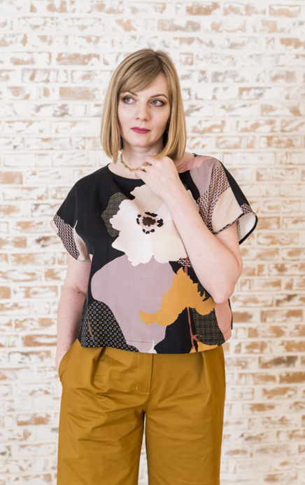 Lenaline Patterns Kiril Top - Printed copy shop (+£7.00)